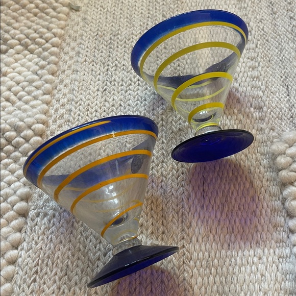 Set of 2 Margarita Drinking Glasses. - Picture 2 of 8